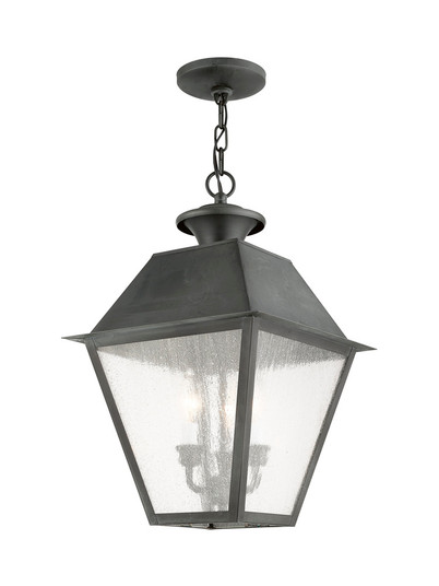 3 Light Charcoal Outdoor Chain Lantern (108|2170-61)