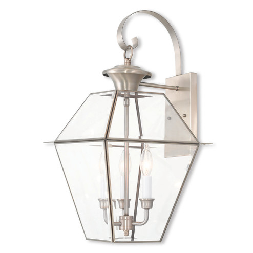 3 Light BN Outdoor Wall Lantern (108|2381-91)