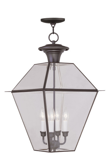 4 Light Bronze Outdoor Chain Lantern (108|2387-07)
