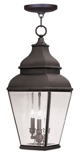 3 Light Bronze Outdoor Chain Lantern (108|2597-07)