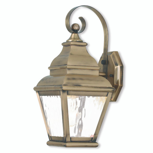 1 Light AB Outdoor Wall Lantern (108|2601-01)