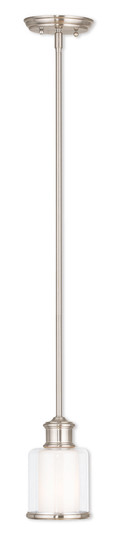 1 Light Brushed Nickel Mini Pendant (108|40210-91)