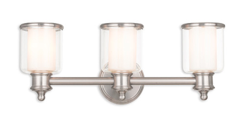 3 Light Brushed Nickel Bath Light (108|40213-91)