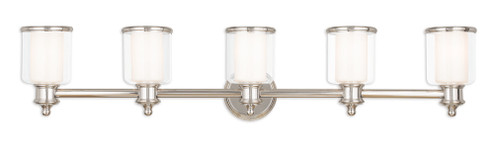 5 Light Polished Nickel Bath Light (108|40215-35)