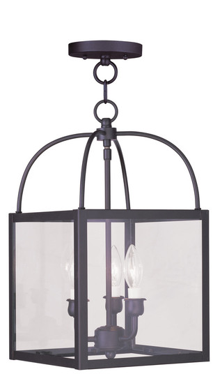 3 Light Bronze Chain Hang/Ceiling Mount (108|4037-07)