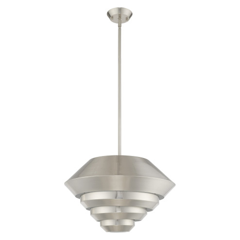 1 Lt Brushed Nickel Mini Pendant (108|40402-91)