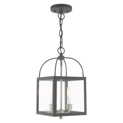 2 Lt Scandinavian Gray Convertible Mini Pendant/Ceiling Mount (108|4041-76)
