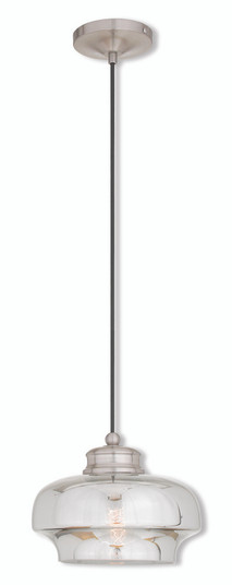 1 Light Brushed Nickel Mini Pendant (108|40607-91)