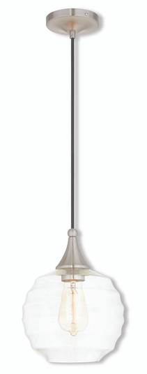 1 Light Brushed Nickel Mini Pendant (108|40611-91)