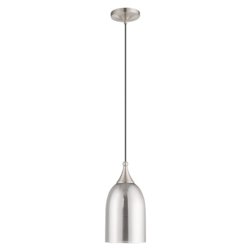 1 Lt Brushed Nickel Mini Pendant (108|40649-91)