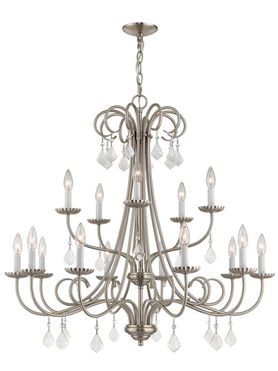 15 Lt BN Foyer Chandelier (108|40879-91)