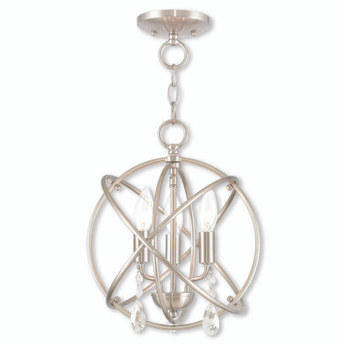 3 Light BN Mini Chandelier/Ceiling Mount (108|40903-91)