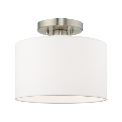 1 Lt Brushed Nickel Ceiling Mount (108|41095-91)