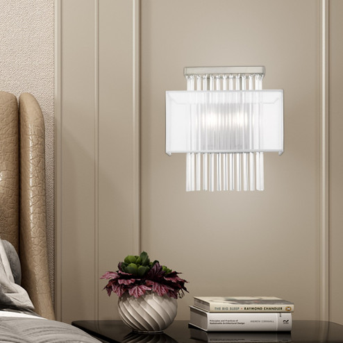 2 Lt Brushed Nickel ADA Wall Sconce (108|41148-91)