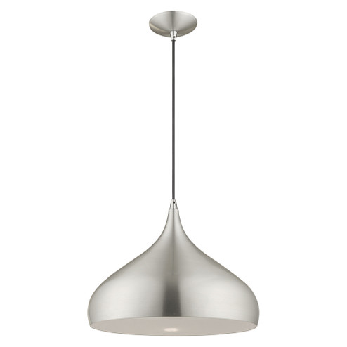 1 Lt Brushed Aluminum Mini Pendant (108|41174-66)