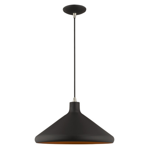 1 Lt Black Mini Pendant (108|41179-04)