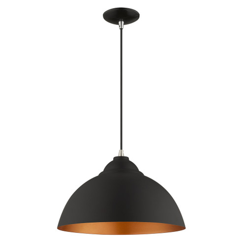 1 Lt Black Mini Pendant (108|41180-04)