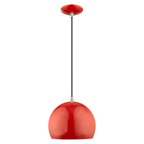 1 Lt Shiny Red Mini Pendant (108|41181-72)