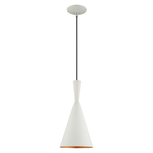 1 Lt White Mini Pendant (108|41185-03)