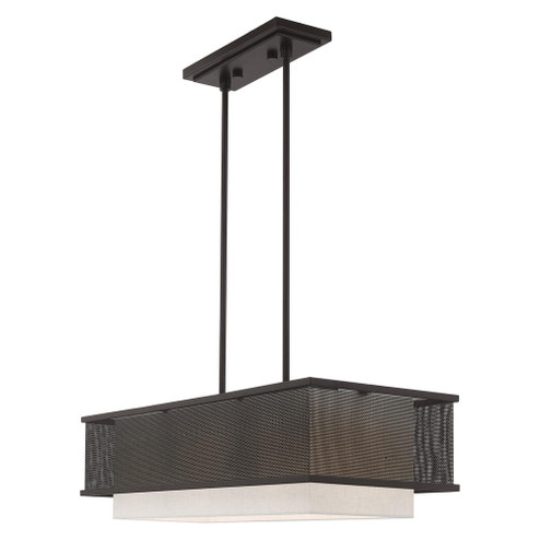 3 Lt Bronze Linear Chandelier (108|41204-07)