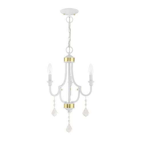 3 Lt White Mini Chandelier (108|41273-03)