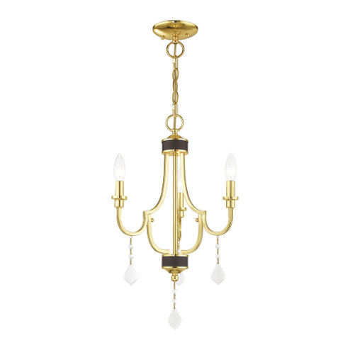 3 Lt Polished Brass Mini Chandelier (108|41273-02)