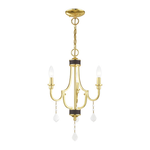 3 Lt Polished Brass Mini Chandelier (108|41273-02)