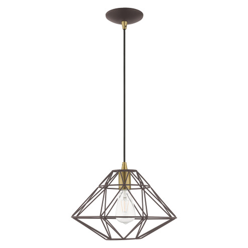 1 Lt Bronze Mini Pendant (108|41323-07)
