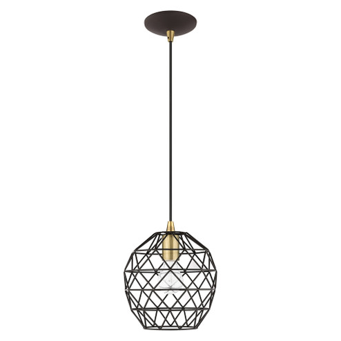 1 Lt Bronze Mini Pendant (108|41326-07)