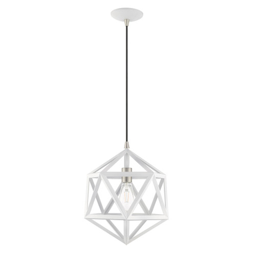 1 Lt White Mini Pendant (108|41328-03)