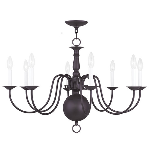 8 Light Bronze Chandelier (108|5007-07)