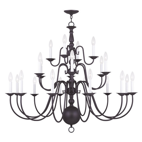 22 Light Bronze Chandelier (108|5015-07)