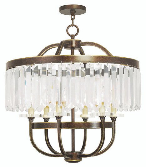 6 Light Palacial Bronze Chandelier (108|50546-64)