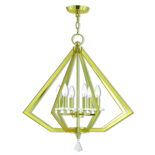 6 Lt PB Chandelier (108|50666-02)