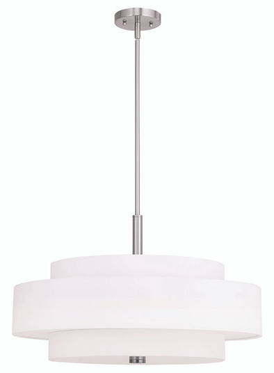 5 Light Brushed Nickel Pendant (108|50875-91)