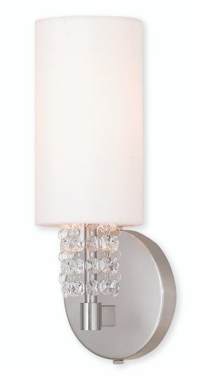 1 Light Brushed Nickel Wall Sconce (108|51030-91)