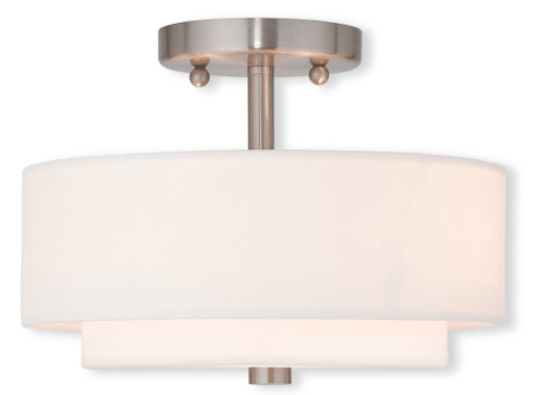 2 Light Brushed Nickel Ceiling Mount (108|51042-91)