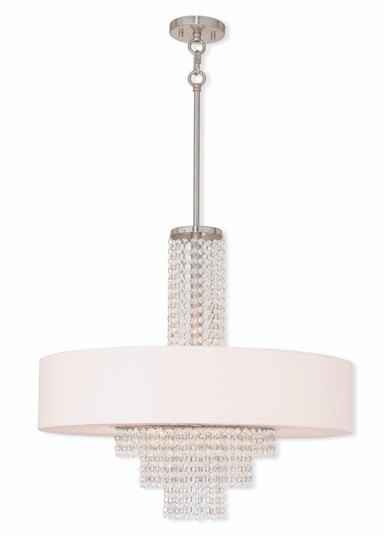 5 Light Brushed Nickel Pendant (108|51037-91)