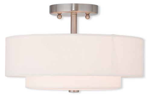 2 Light Brushed Nickel Ceiling Mount (108|51043-91)