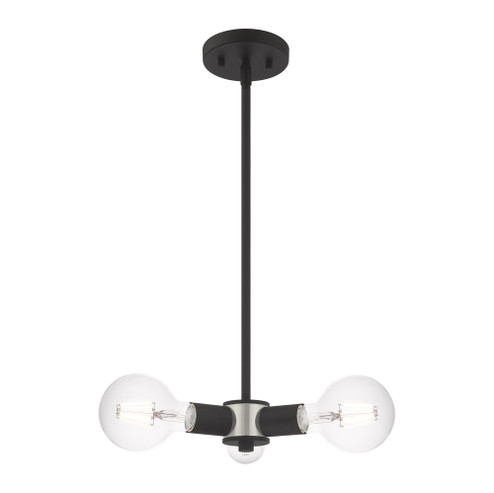 3 Lt Black Mini Chandelier (108|51133-04)