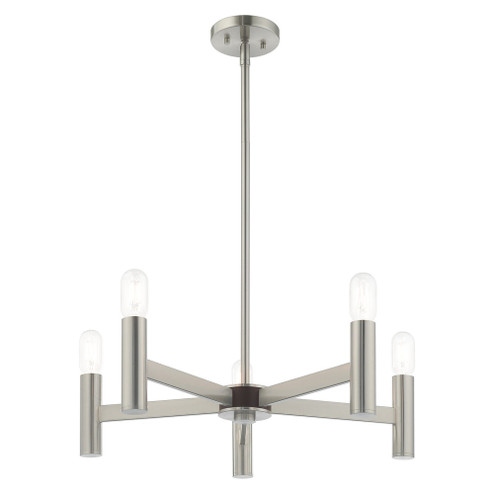 5 Lt Brushed Nickel Chandelier (108|51135-91)