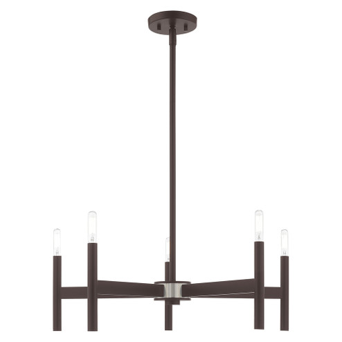 5 Lt Bronze Chandelier (108|51175-07)