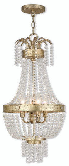 4 Light Winter Gold Mini Pendant (108|51854-28)