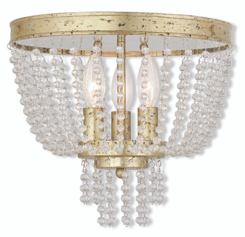 3 Light Winter Gold Ceiling Mount (108|51864-28)