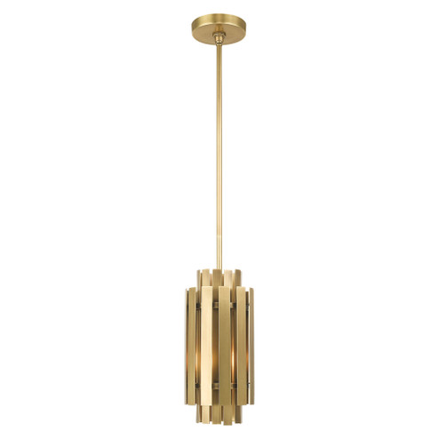 1 Lt Natural Brass Mini Pendant (108|52040-08)