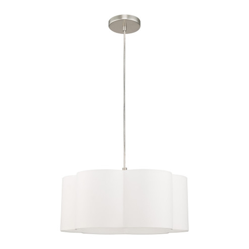 1 Lt Brushed Nickel Pendant (108|52155-91)