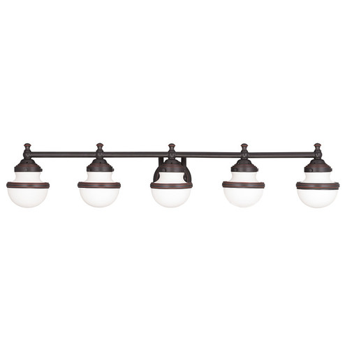 5 Light Olde Bronze Bath Light (108|5715-67)