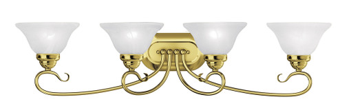 4 Light Polished Brass Bath Light (108|6104-02)