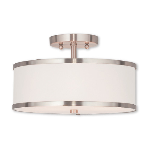 2 Light Brushed Nickel Ceiling Mount (108|62627-91)