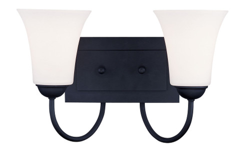 2 Light Black Bath Light (108|6482-04)